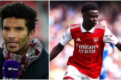 'Saka needs a change, he should join Manchester city as they are bigger than Arsenal': Ex Liverpool David James advises Saka to leave Arsenal if he wants to win trophies