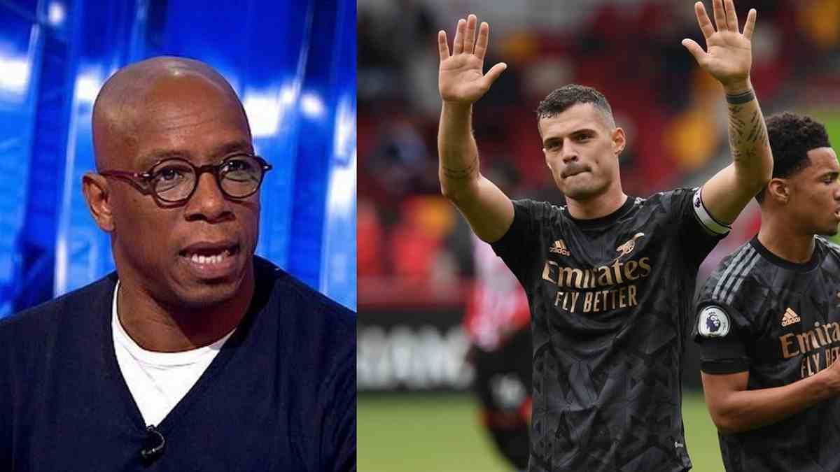 'He's got the best left foot in the league': Ian Wright praises and insists Xhaka has a better left foot than Haaland