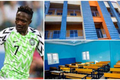 'Anywhere they are, they will be proud of me': Nigerian player Ahmed Musa renovates boyhood school and names it after his late parents