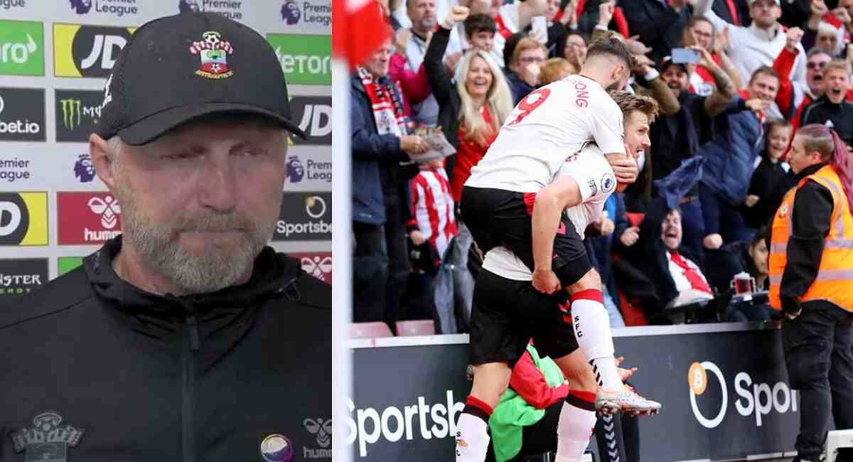 'We had them in ropes': Southampton boss insists his side could have won in the second half