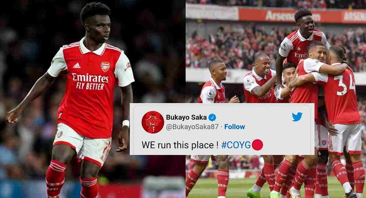 "We run this place": Bukayo Saka mocks Tottenham Hotspur making them understand 'London is red'