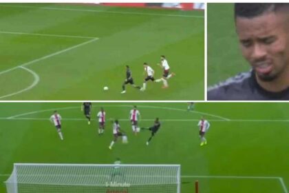 Watch: All three big chances Surprisingly missed by Gabriel Jesus against Southampton
