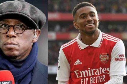 'He's loves Arsenal': Ian Wright praises Reiss Nelson calling him a "proper Arsenal Academy graduate"
