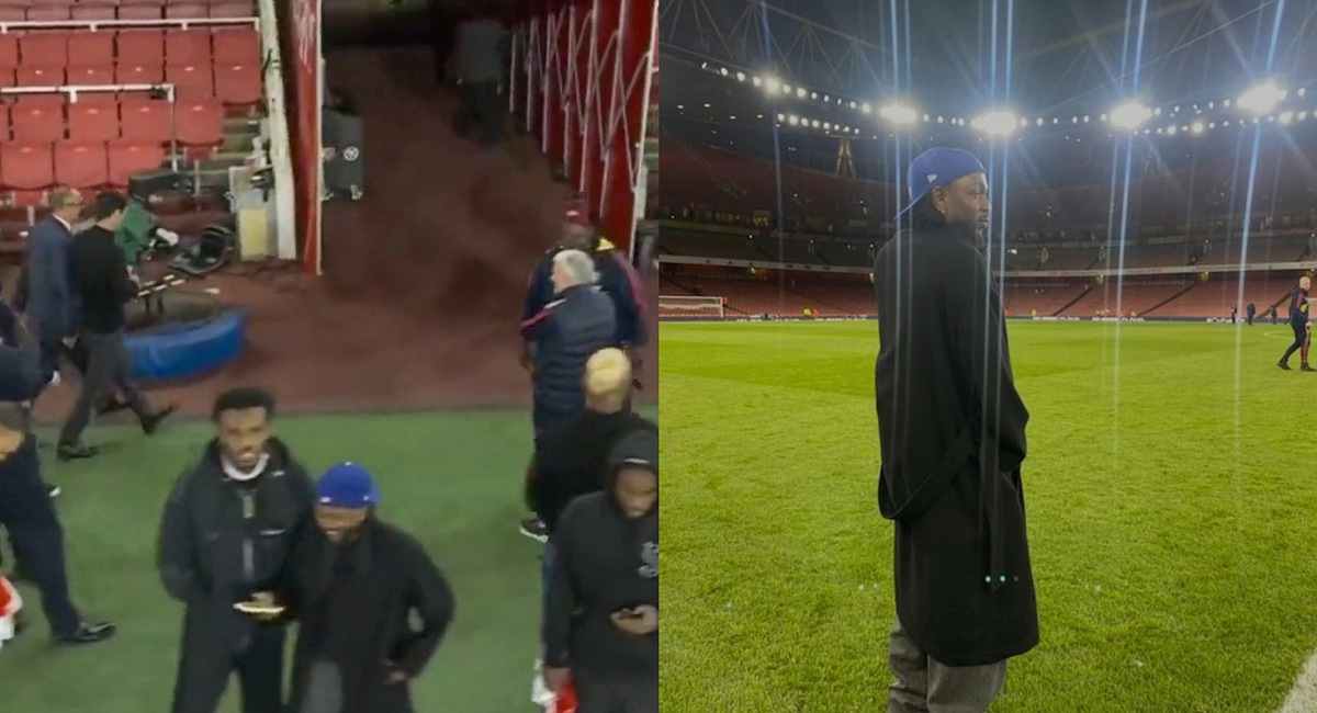 Watch: Kendrick Lamar was spotted at the Emirates as Arsenal beat Liverpool