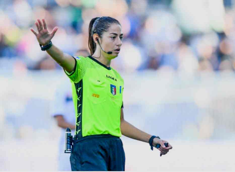 Maria Caputi becomes the first ever female official in Serie A after officiating Sassuolo's clash with Salernitana