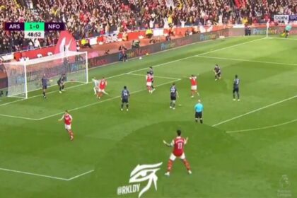 Watch: Martinelli spotted celebrating wildly after Reiss Nelson scored Arsenal's second goal