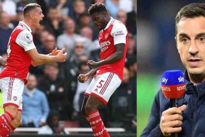 'Unimpressed, they have to shape up': Gary Neville blasts Partey and Xhaka for their inability to control the midfield against Liverpool