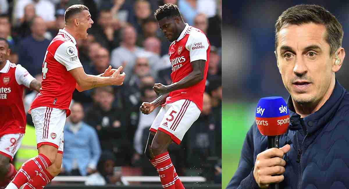 'Unimpressed, they have to shape up': Gary Neville blasts Partey and Xhaka for their inability to control the midfield against Liverpool