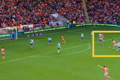 Watch: Charlie Patino scores a wonderful goal for Blackpool against Preston