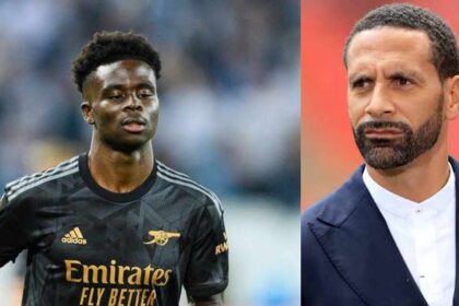 'He’s got no fear': Ferdinand praises Bukayo Saka, insisting he should be an automatic starter at the world cup