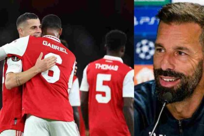 'He's built a team': PSV boss van Nistelrooy praises Arsenal and tips them to win the League over Manchester City