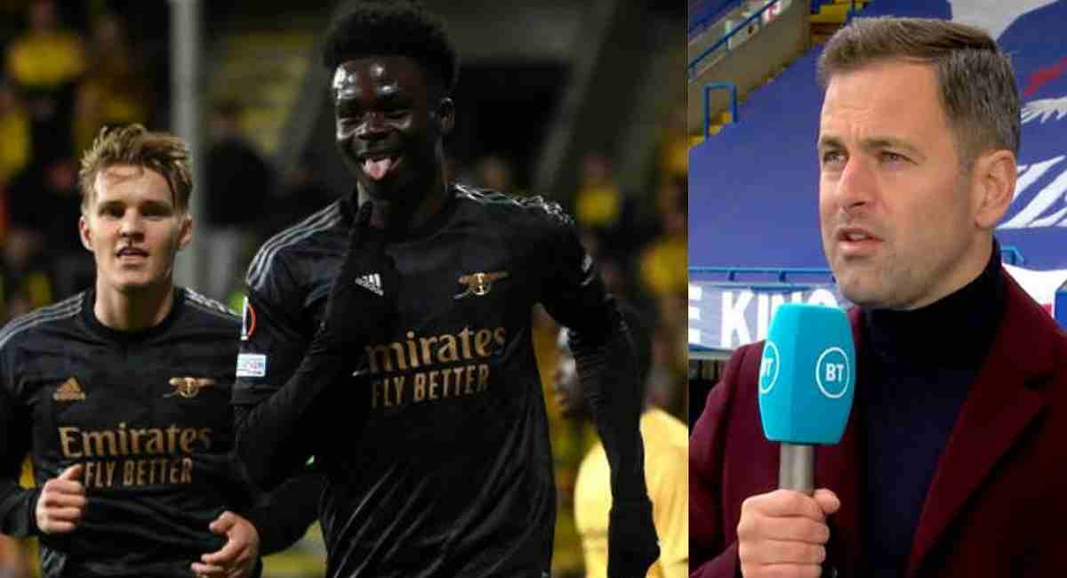 'Arsenal needs to build a team around him': Ex Chelsea Joe Cole praises Bukayo Saka following win over Bodo-Glimt, saying he is 'too good for his age'