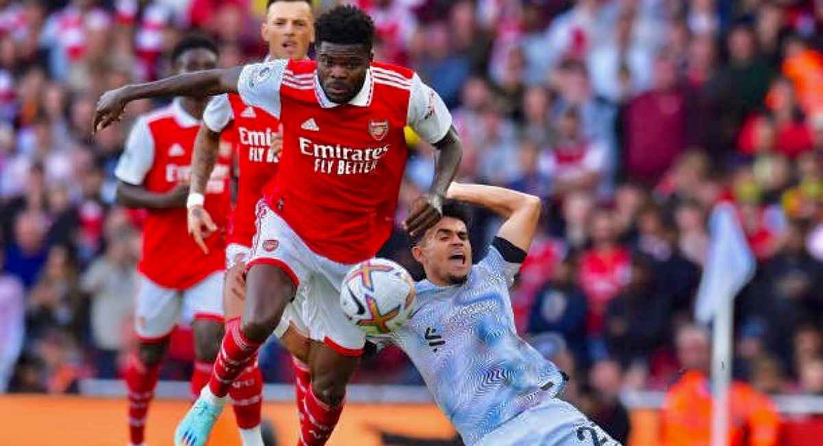 Watch: Thomas Partey's dominant display in midfield against Liverpool