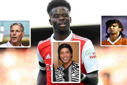 Ronaldinho, Van Basten and Gullit name Saka as the 'best' young player in the world