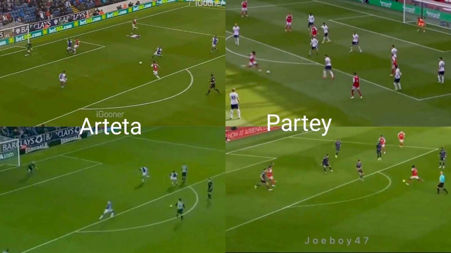 Watch: Partey's recent long range goals has Arteta written all over them, same technique used by Arteta during his playing days