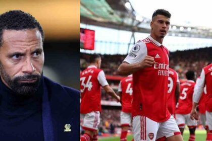 'I’d put my house on now': Rio Ferdinand praises Arsenal insisting he would bet his house on them finishing in the top four