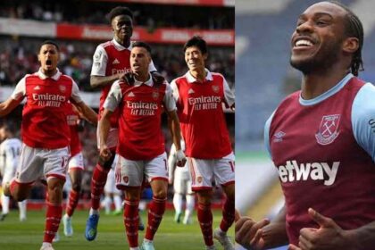 'The team reminds me of the invincibles': West Ham forward Michail Antonio praises Arsenal insisting they play the best free flowing football in the league