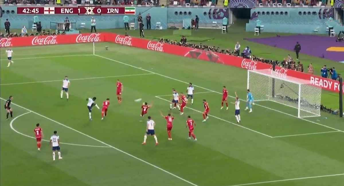 Watch: Bukayo Saka's 'bullet of a goal' against Iran as England won 6-2