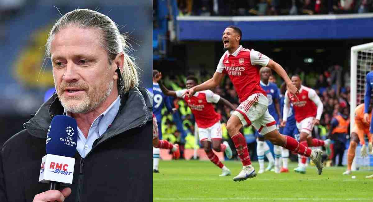'He's a rock': Ex Gunner Emmanuel Petit hails Saliba insisting he can be the next John Terry