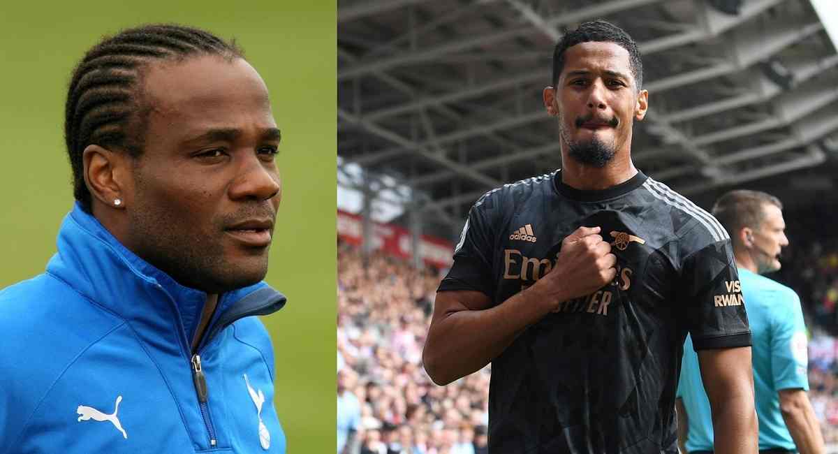 'Spurs fans will hate me but Saliba is the best': Former Tottenham player Chimbonda insists William Saliba is the best defender in the EPL