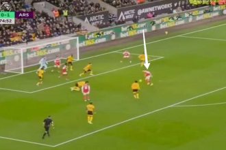 Watch: Odegaard scores his sixth goal of the season with a powerful shot [ Wolves 0-2 Arsenal ]