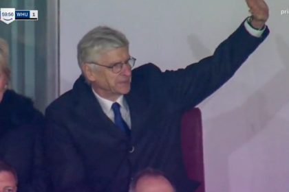 [Video] - 'There's only one Arsene Wenger,' Arsenal fans chant Wenger's name at the Emirates during victory over West Ham
