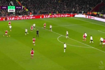 Watch: Arteta ball at its finest as Arsenal only needed 7 passes to break down Man United's defense for Nketia's equalizer