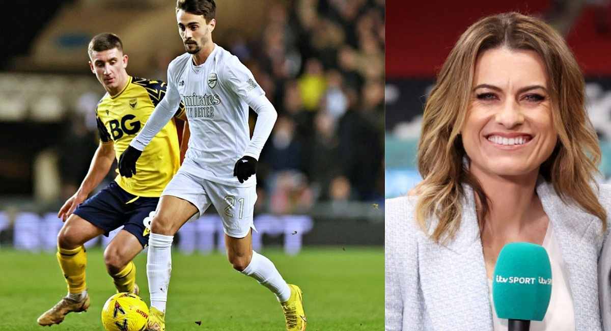 'It's perfection': Pundit Karen Carney praises Fabio Vieira following his 'super freekick' against Oxford Utd