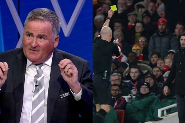 'Well done': Richard Keys calls Arteta a clown and praises referee Antony Taylor for showing him a yellow card