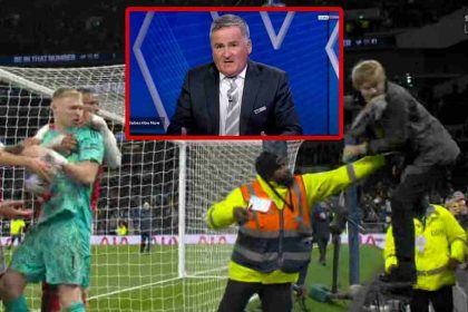 'Blame the guy in the middle': Richard Keys blasts Arteta insisting he is the main reason Aaron Ramsdale got kicked in the back by a Spurs fan