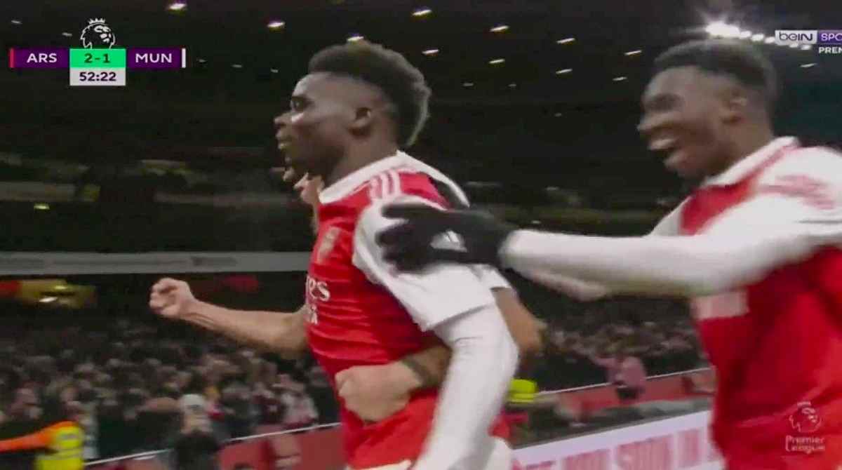 Watch: Bukayo Saka's Man Of The Match highlights against Manchester United