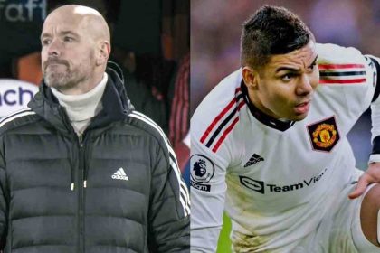 'Last time we beat Arsenal without': Ten Hag confident of doing the double over Arteta's team despite Casemiro's suspension