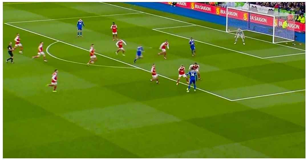 Watch: Footage proves Arteta's Arsenal are the best when it comes to stoping transitions in the league