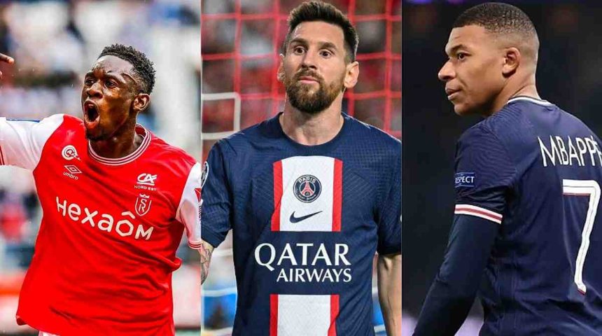 Arsenal loanee Folarin Balogun is now ahead of Mbappe and Messi as Ligue 1's top scorer with 14 goals