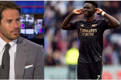 'He's Irreplaceable': Former Tottenham player Jamie Redknapp praises Bukayo Saka insisting nobody in the league can do what he does
