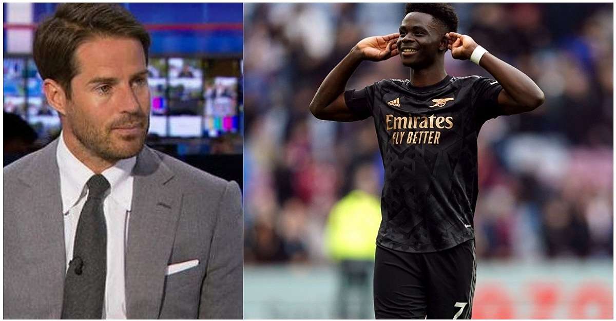 'He's Irreplaceable': Former Tottenham player Jamie Redknapp praises Bukayo Saka insisting nobody in the league can do what he does