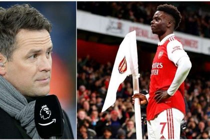 'Absolutely brilliant': Ex Liverpool Michael Owen praises Bukayo Saka following Arsenal's victory over Everton