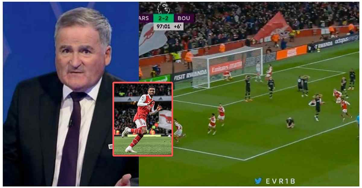 'Where did you find that time?': Unhappy Richard Keys blasts referee for not stopping play after 96 minutes in the Arsenal-Bournemouth match