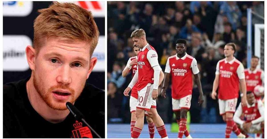 The way they press the opposition is top, it’s class': Kevin De Bruyne praises Arsenal and explains why City needed to hit long balls to Haaland to win