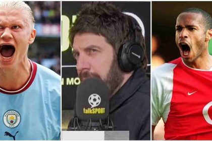 'Better than Henry': Pundit Andy Goldstein makes shocking claim that Citys' Haaland is better than Arsenals' legend Thierry Henry