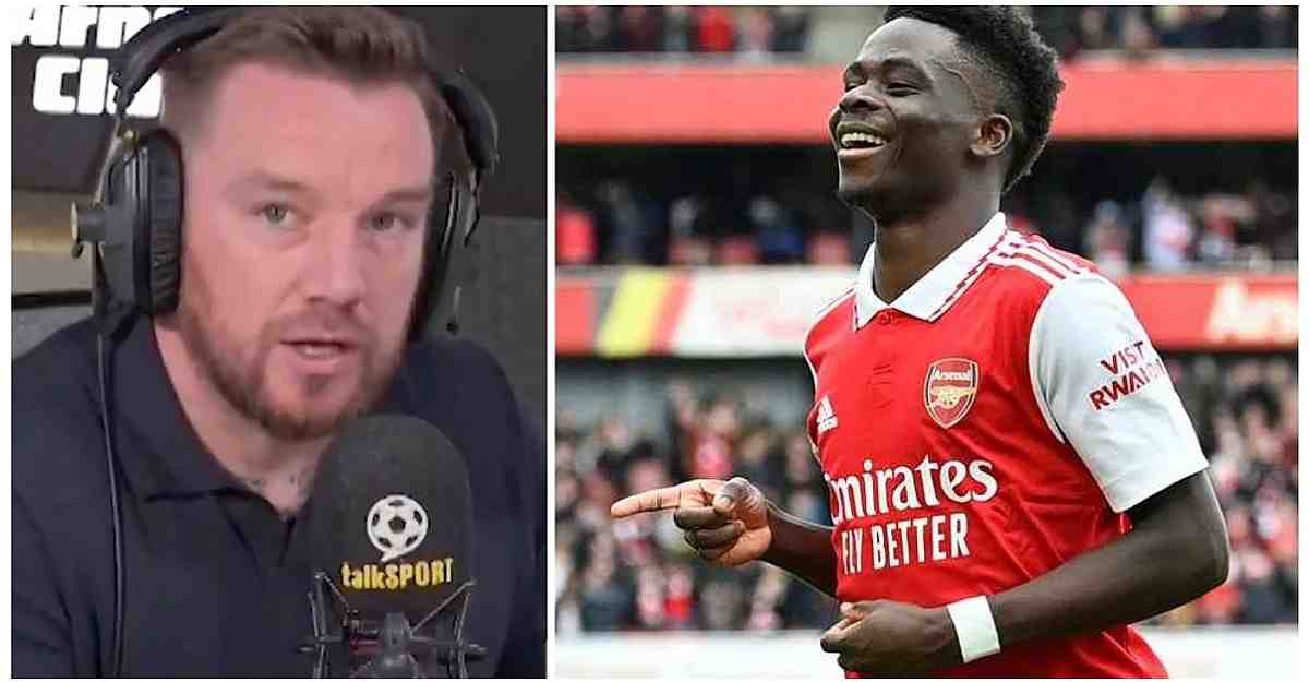 'He can go and cause some damage': Ex Tottenham Jamie O’Hara backs Arsenal insisting Saka can single handedly lead the Gunners to victory against Man City