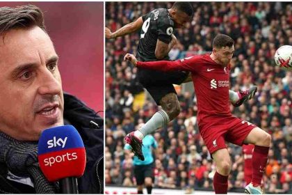 'They will drop more points': Gary Neville tips Man City to win the league following Arsenal's 2-2 draw with Liverpool