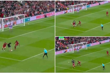 Watch: Bukayo Saka filthy 'zidane esque' turn to fool Konate and Robertson during Liverpool clash