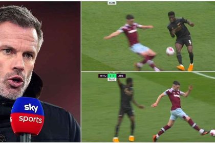 This is the worst I’ve seen him play': Jamie Carragher tears into Thomas Partey following his error leading to Westhams first goal