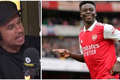 'He's worth over £100m': Gabby Agbonlahor insists Bukayo Saka is one of the best wingers in the world