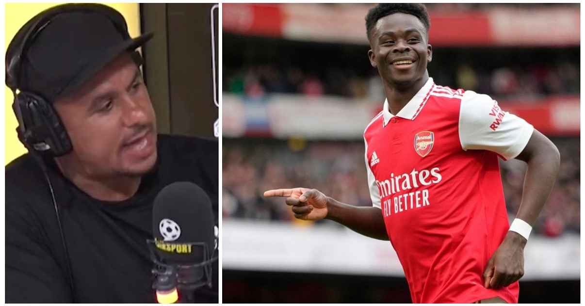'He's worth over £100m': Gabby Agbonlahor insists Bukayo Saka is one of the best wingers in the world