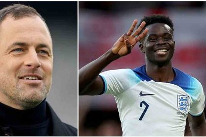 Face of English football’s future': Ex Chelsea player Joe Cole heaps massive praises on Saka following his Hat-trick against North Macedonia