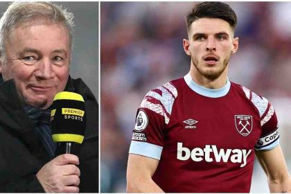 'I’d probably rather go to Arsenal than Manchester United': Pundit Ally McCoist urges Declan Rice to choose Arteta's team as they're the closest to Manchester City