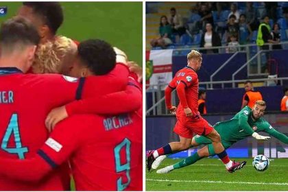 Watch: Smith Rowe scores from close range seal victory for England U-21 against Czech Republic