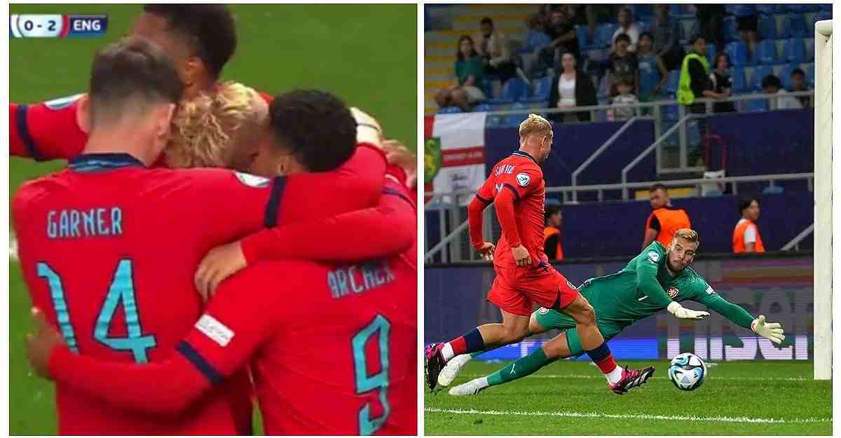Watch: Smith Rowe scores from close range seal victory for England U-21 against Czech Republic
